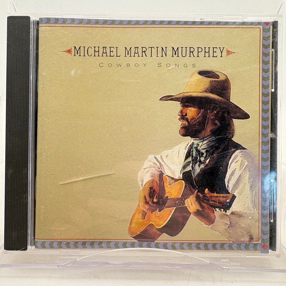 Michael‎ Martin Murphey Cowboy Songs CD 1990 Warner Bros 9 26308-2 Country Music